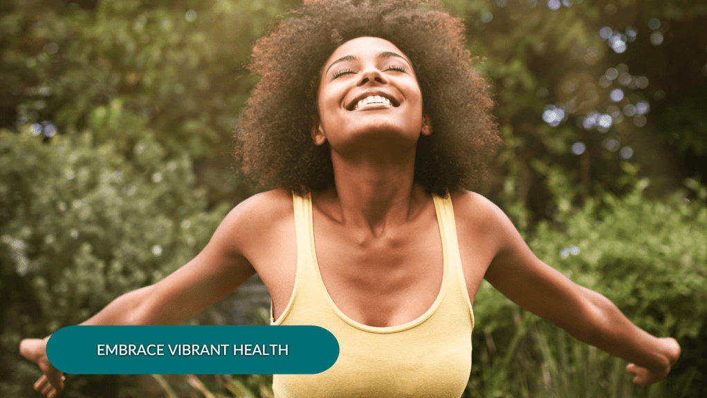 Vibrant person showcasing vitality