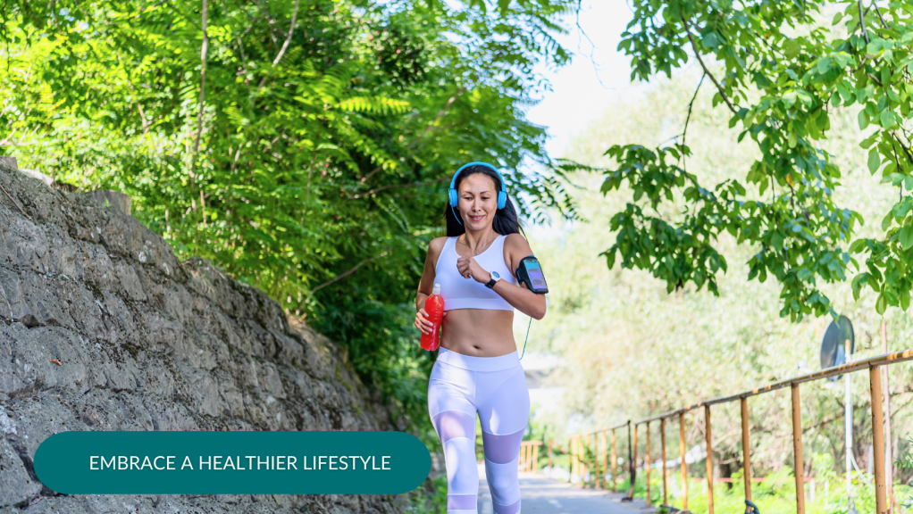 Embracing a healthier lifestyle.