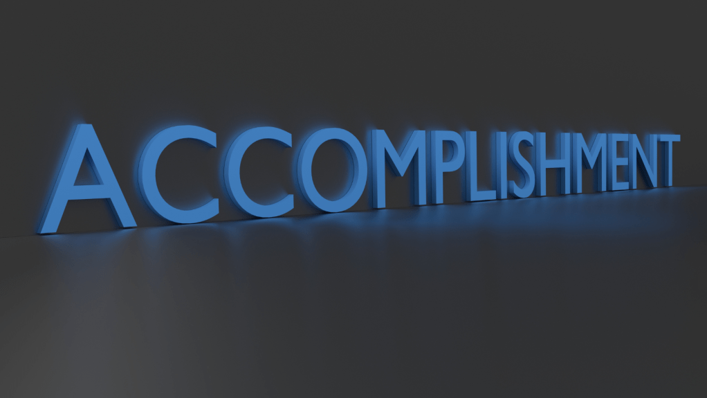 The Joy of Accomplishment