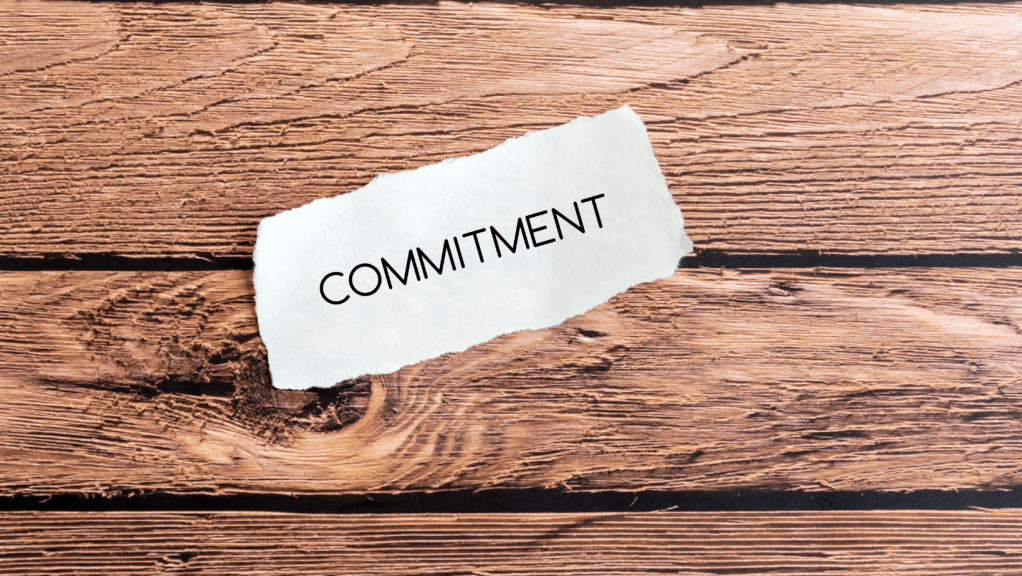 3. Commit to the Long Haul